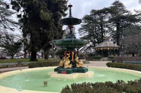 Crago Fountain Restored