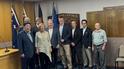 Japanese Mayoral Welcome