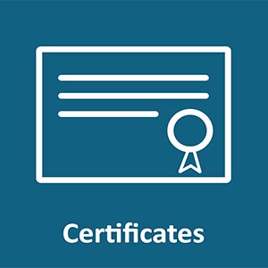 Certificates