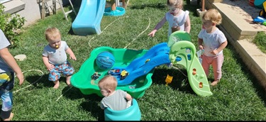 Children Playing Outside