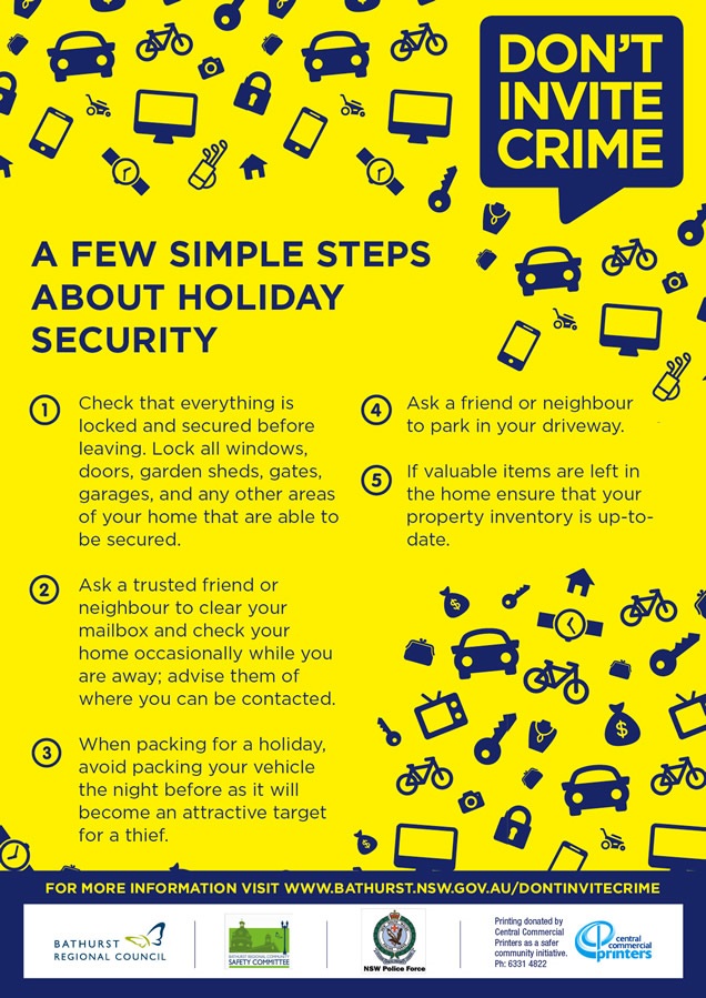 Don't invite Crime Tip Sheet