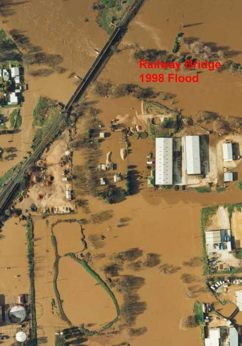 Railway Bridge Flood